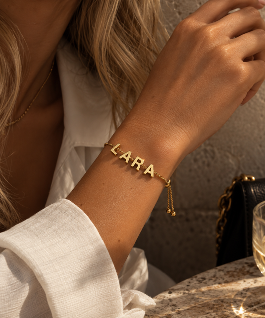 Pulseira Letras Montadas