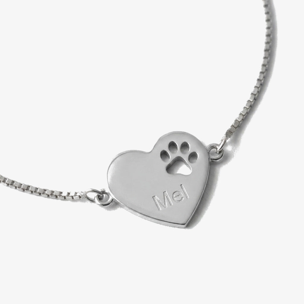 Pulseira Pata no Coração