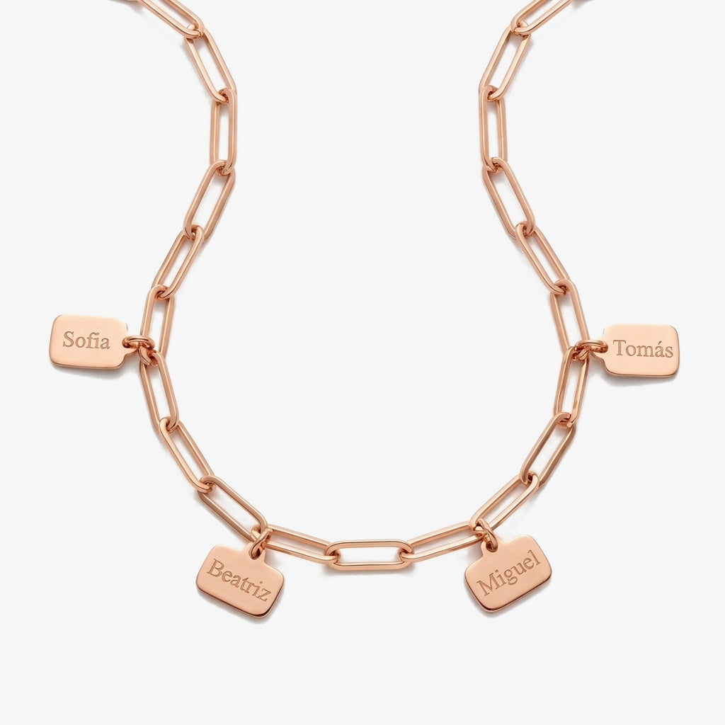 Pulseira Placas Pendentes