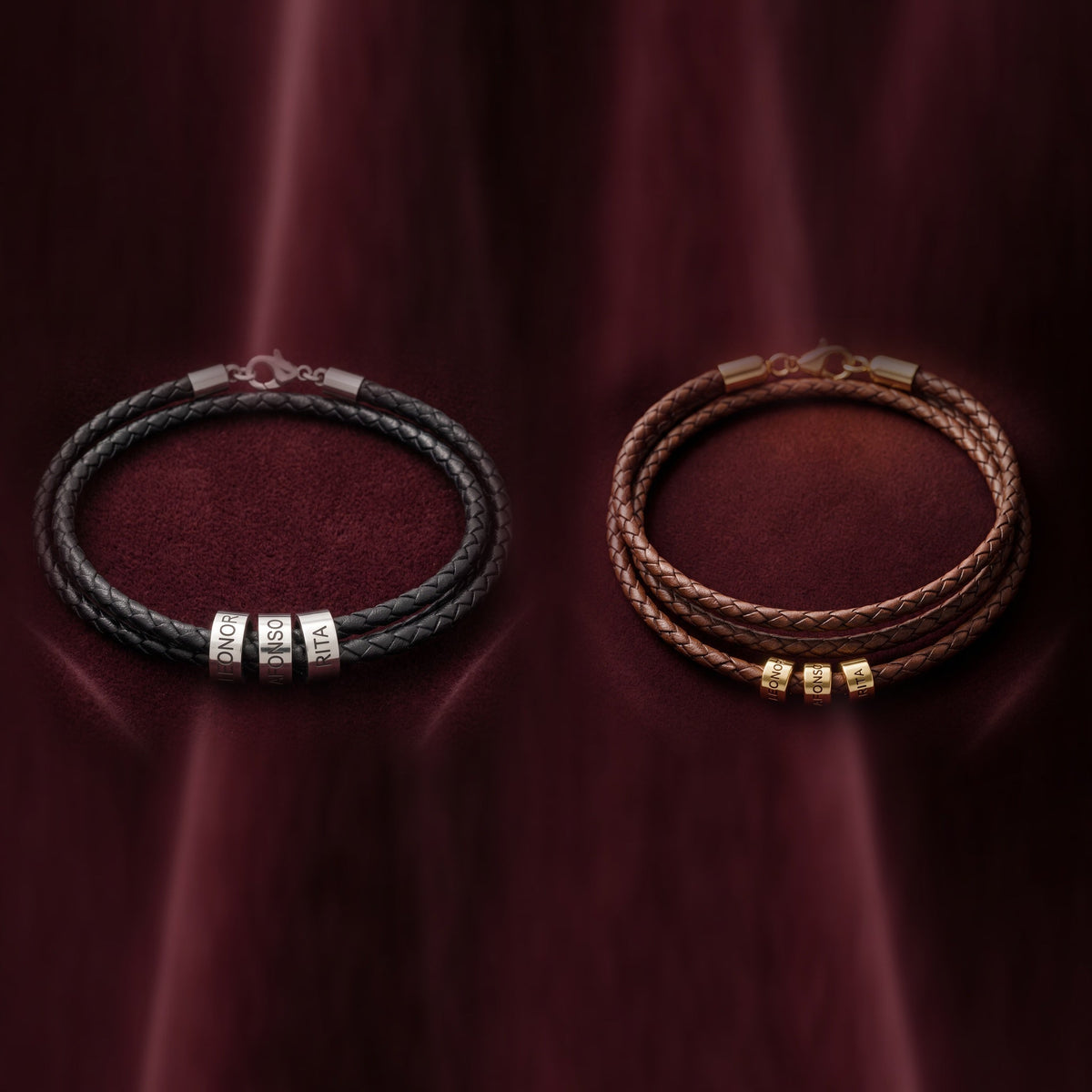 Pulseira Três Voltas com Nomes