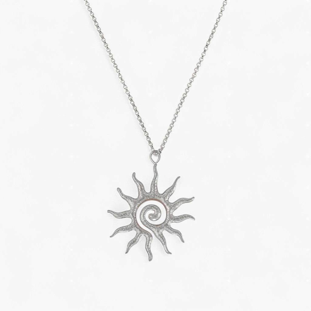 Colar Sol em Espiral