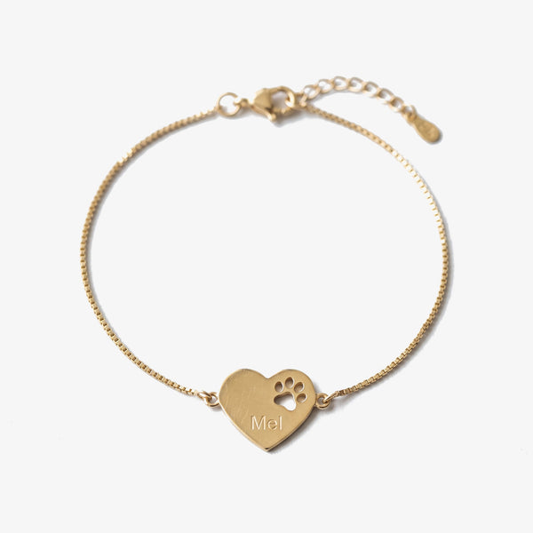 Pulseira Pata no Coração
