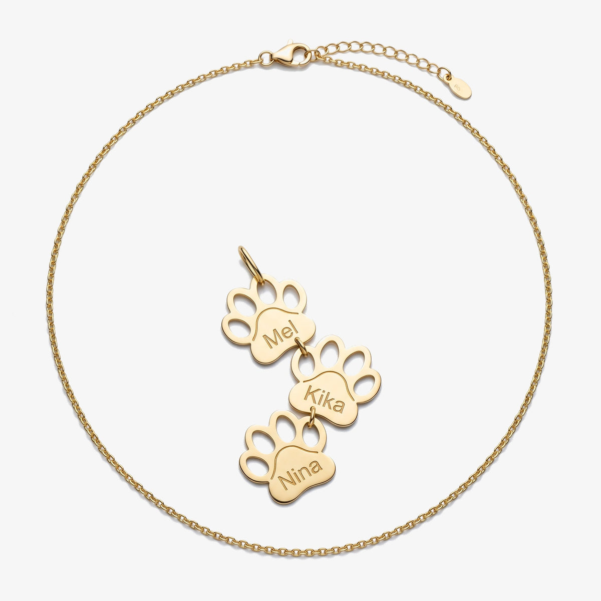 Colar Pegadas do Meu Animal